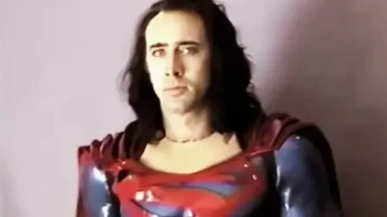 nicolas cage na produção de um filme